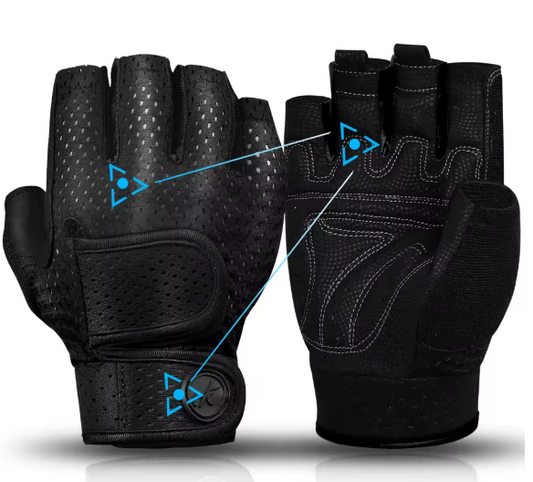 Grip-enhancing gloves